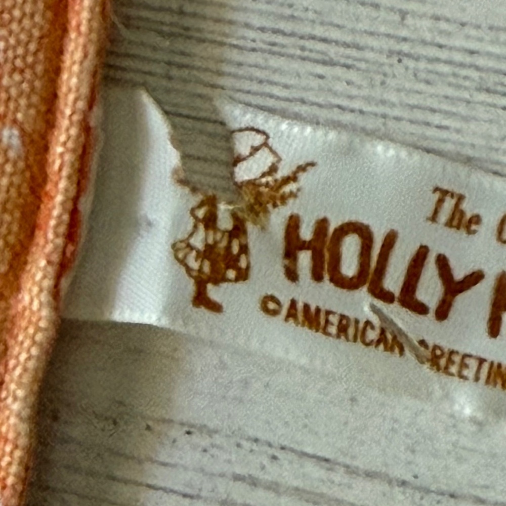 Vintage Muted Orange Holly Hobby Hot Pad Pot Holder ~ American Greetings - Picture 9 of 10